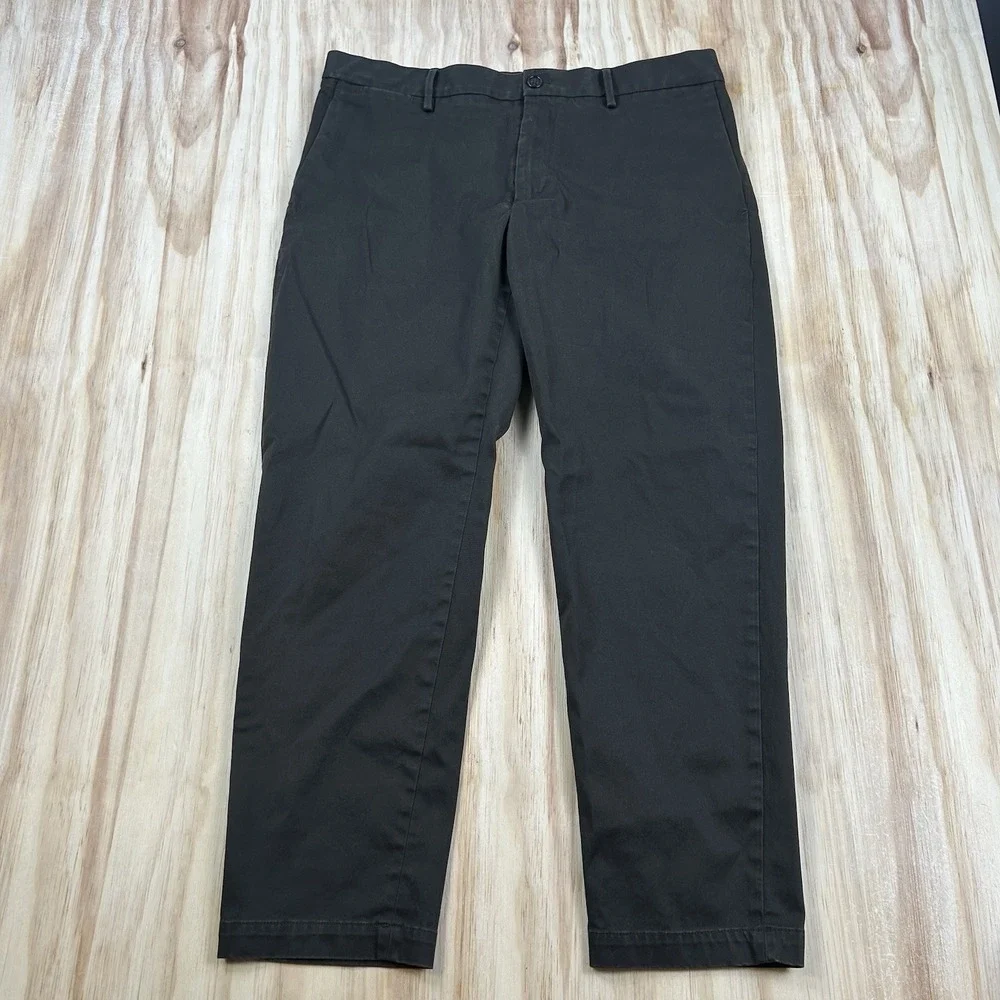 Banana Republic RMC Rapid Movement Chino Pants Dark Brown Mens FITS 36x29